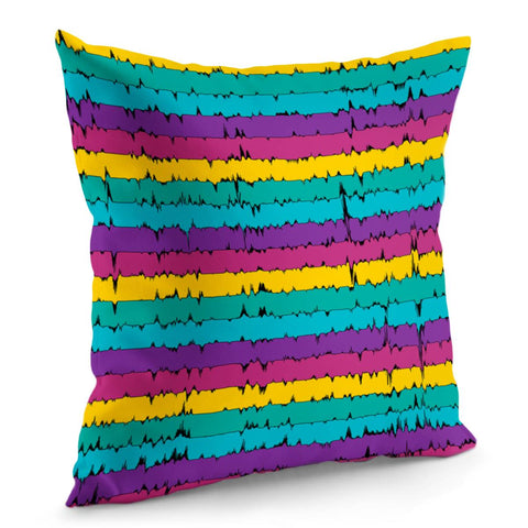 Image of Rainbow Wavelenghts Pillow Cover