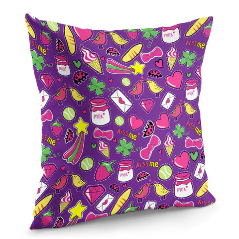 Image of Love Sticker Pillow Cover