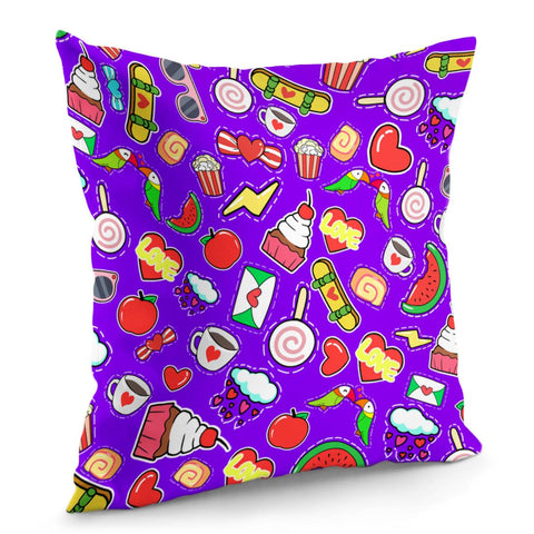 Image of Love Sticker Pillow Cover