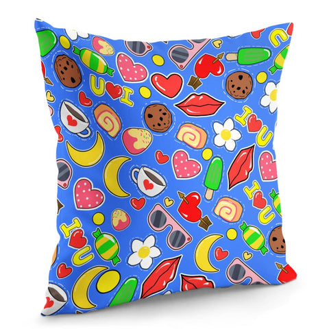 Image of Love Sticker Pillow Cover