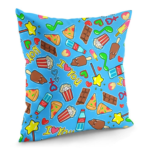 Image of Love Sticker Pillow Cover