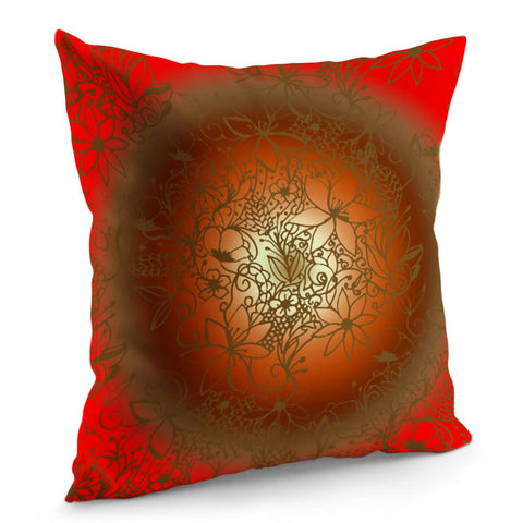 Image of Red Pillow Cover