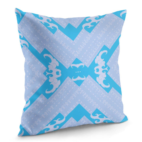 Image of Blue Pillow Cover