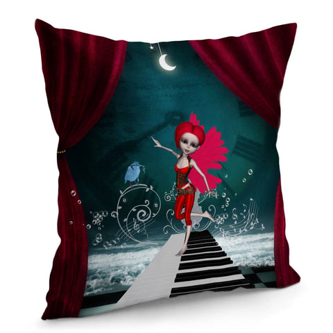 Image of Dancing On A Piano Pillow Cover