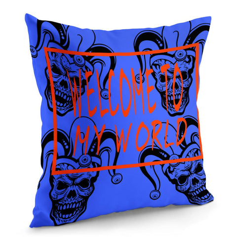 Image of Clown And Cockroach Pillow Cover