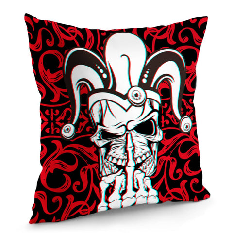 Image of Clown And Cockroach Pillow Cover