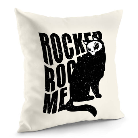 Image of Rock Cat Pillow Cover