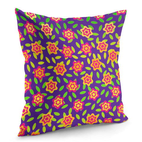 Image of Funky Flowers Pillow Cover