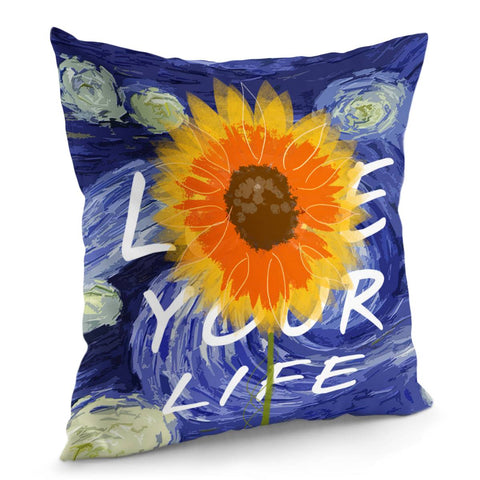 Image of Sunflower Pillow Cover