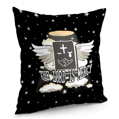 Image of Bible And Wings And Clouds And Starry Sky Pillow Cover