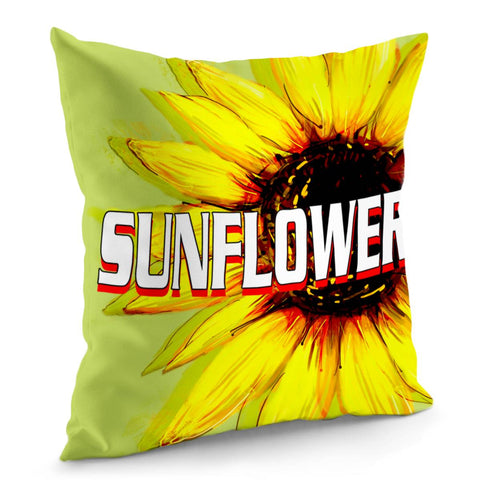 Image of Sunflower Pillow Cover