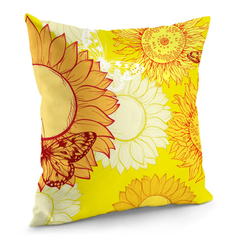 Image of Sunflower Pillow Cover