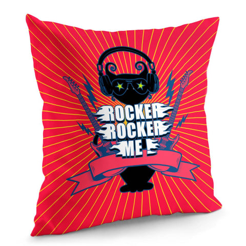 Image of Rock Cat Pillow Cover