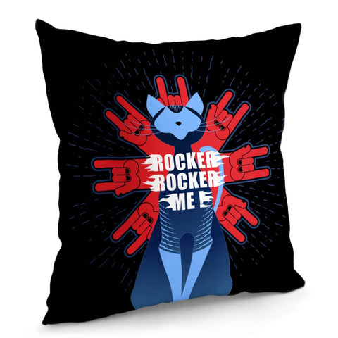 Image of Rock Cat Pillow Cover