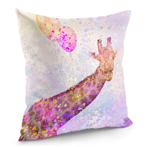 Image of Funny Giraffe Pillow Cover