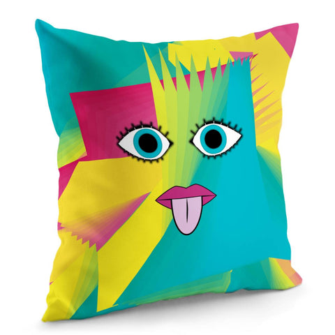 Image of Funky Face Pillow Cover