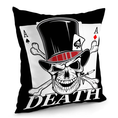 Image of Skull Pillow Cover