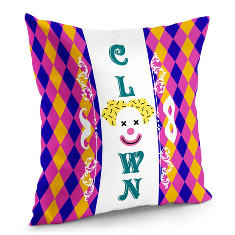 Image of Clown Pillow Cover