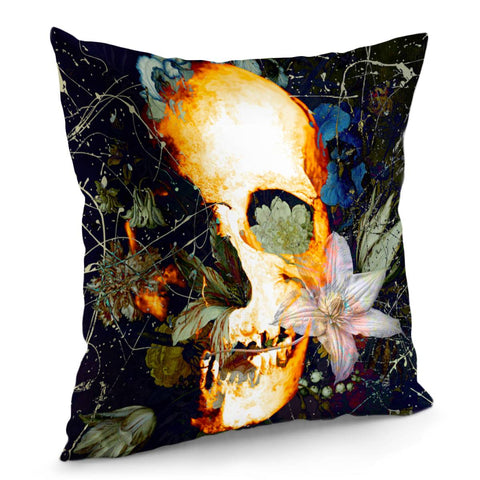 Image of The Merry Skull Pillow Cover