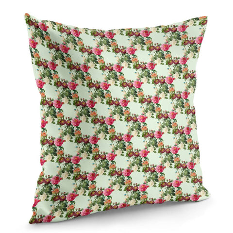 Image of A Garland Of Roses Pillow Cover