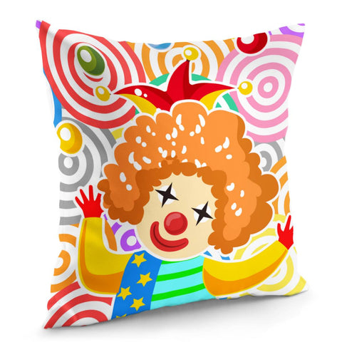 Image of Clown Pillow Cover