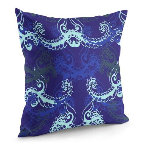 Image of Blue Pillow Cover