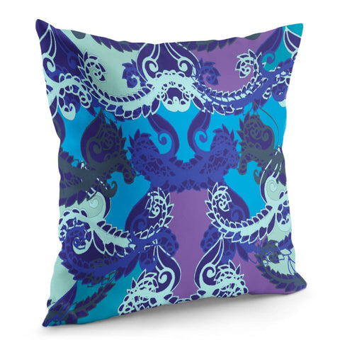 Image of Blue Pillow Cover