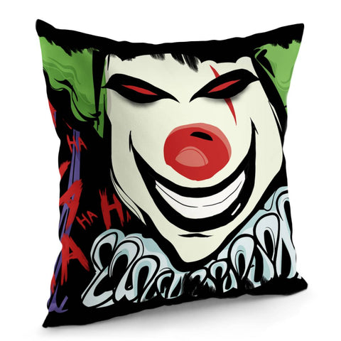 Image of Cartoon Clown Pillow Cover