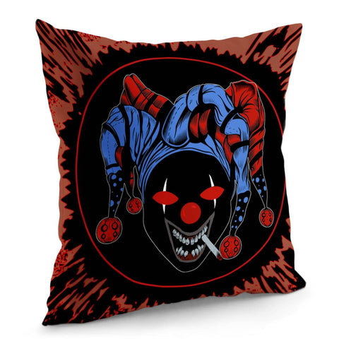 Image of Cartoon Clown Pillow Cover