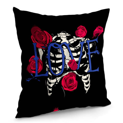 Image of Love Slogan Pillow Cover