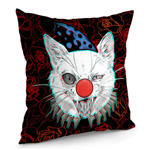 Image of Clown And Animal Pillow Cover