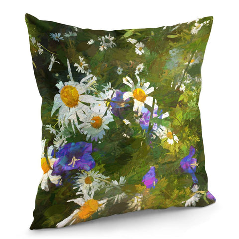 Image of Chamomile And Campanula Pillow Cover