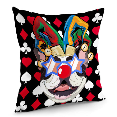 Image of Clown And Animal Pillow Cover