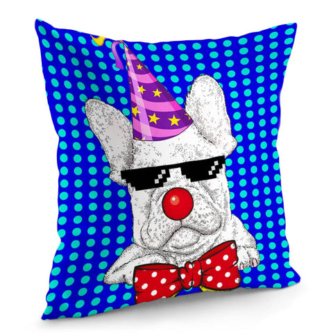 Image of Clown And Animal Pillow Cover