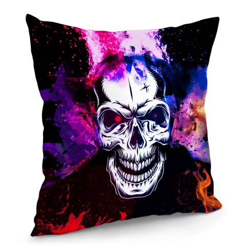 Image of Taro And Flames And Graffiti And Pop Culture Pillow Cover