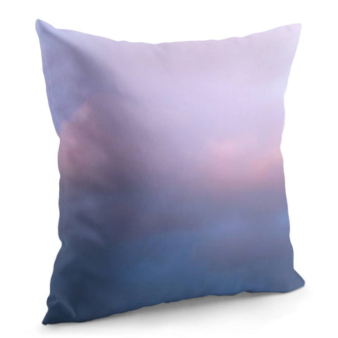 Image of Blue Pink Clouds Pillow Cover