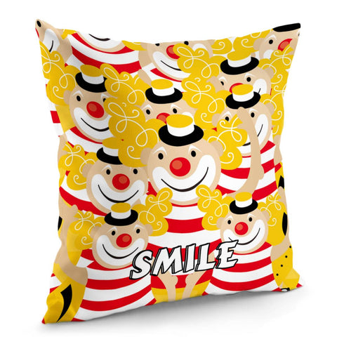 Image of Clown Pillow Cover