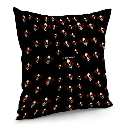 Image of Skulls In The Dark Pillow Cover