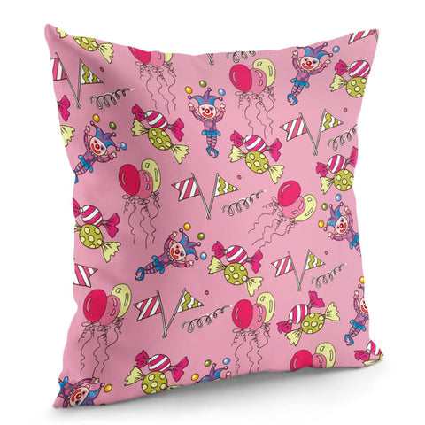 Image of Intensive Clown Pillow Cover