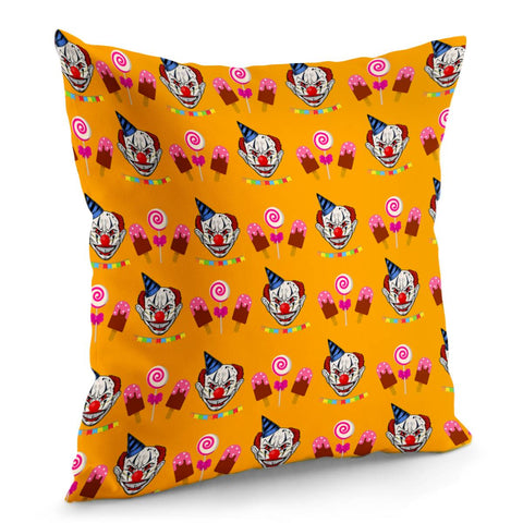 Image of Intensive Clown Pillow Cover