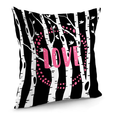 Image of Love Slogan Pillow Cover