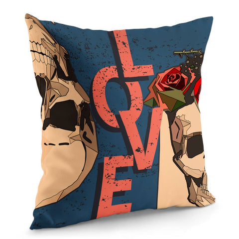 Image of Love Slogan Pillow Cover