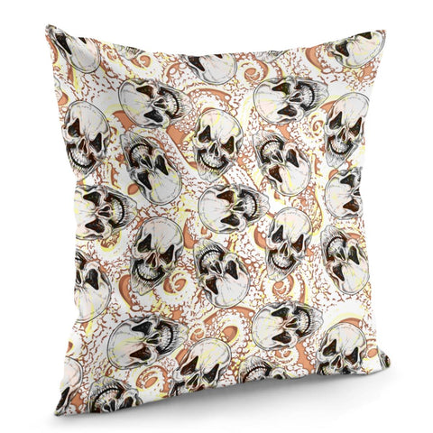 Image of Skull Pillow Cover