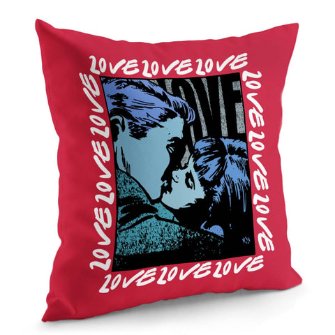 Image of Love Slogan Pillow Cover