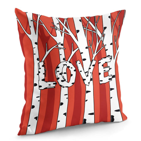 Image of Love Slogan Pillow Cover