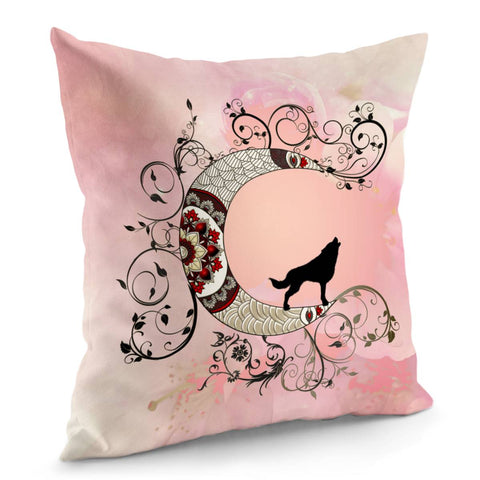 Image of Wonderful Mandala Moon Pillow Cover