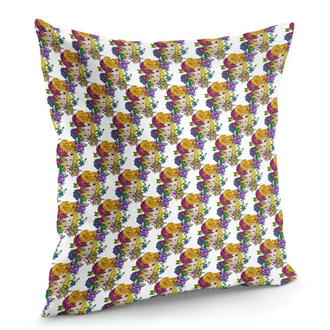 Image of Flower Girl Pillow Cover