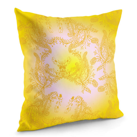 Image of Yellow Pillow Cover