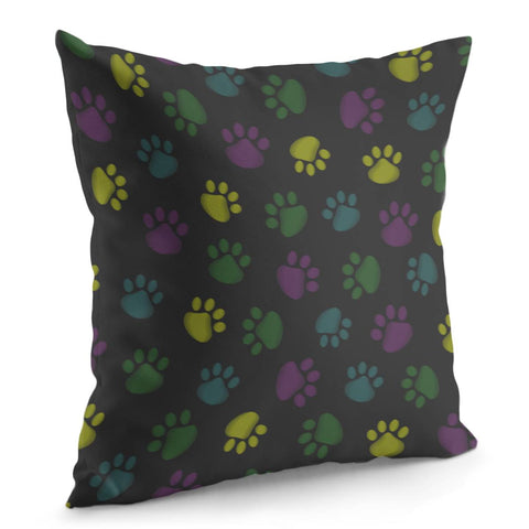 Image of Paw Prints Pillow Cover