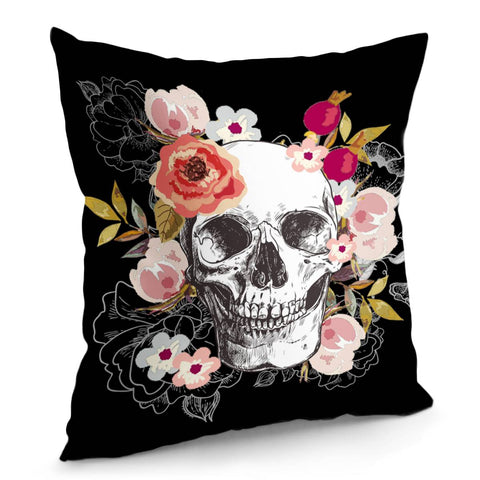 Image of Skull Pillow Cover